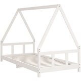  Otroški posteljni okvir bel 90x190 cm trdna borovina, (20787634) | Shoptok.si