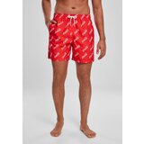 Merchcode Coca Cola Logo AOP Swimshorts red | Shoptok.si