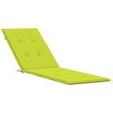 vidaXL Blazina za ležalnik svetlo zelena (75+105)x50x3 cm | Shoptok.si