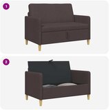 SOFA s pohranom Tamno smeđa 122 x 78 x 87 cm Poliester | Eponuda.ba