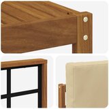  Set vanjskih sofa 6 kom. Prirodna i bež | shoptok.hr
