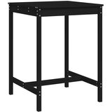  Vrtni stol crni 82,5x82,5x110 cm od masivne borovine | shoptok.hr