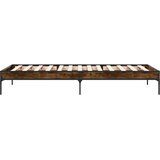  Krevetna konstrukcija Dimni hrast 80 x 200 cm Konstruirano drvo | shoptok.hr