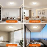  Brilagi - LED kupatilsko stropno svetlo ULTRA SLIM/12W/230V Ø 22,5 cm srebrno IP54 | Eponuda.com