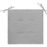  Jastuci za vrtne stolice 2 kom sivi 50 x 50 x 3 cm od tkanine | shoptok.hr