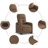 vidaXL Naslanjač s funkcijo vstajanja rjavo blago, (20927938) | Shoptok.si
