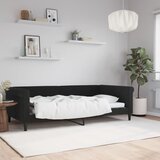  Dnevni krevet crni 100 x 200 cm baršunasti | Eponuda.ba