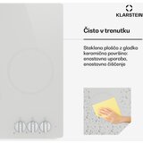 Klarstein Kochheld indukcijska kuhalna plošča | Elegantna in zmogljiva | 3 kuhalne cone | 5700 W | 45 cm | Shoptok.si