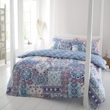 Catherine Lansfield Plava posteljina za bračni krevet/za produženi krevet 230x220 cm Boho Patchwork – | shoptok.hr