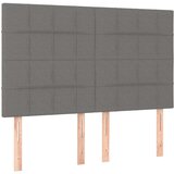  Box spring s madracem LED tamnosivi 140x190 cm tkanina | shoptok.hr