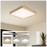 Brilagi LED prigušiva svetiljka WOODLINE SQUARE LED/80W/230V hrast 60x60 cm + daljinski upravljač Cene
