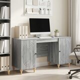  Stol s policom Siva sonoma 142,5 x 50 x 75 cm Konstruirano drvo | Eponuda.com