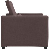  3-u-1 Sofa na razvlačenje tamnosmeđa tkanina | shoptok.hr