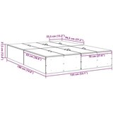  Postelja z Dodatnim Prostorom za Shranjevanje Betonsko siva Beton, (22051144) | Shoptok.si