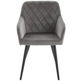 Livetastic naslanjač, les, kovina, tekstil siva, črna | Shoptok.si