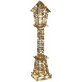  Božićna metalna LED lampa – Zlatna, topla bijela, 80 cm | shoptok.hr