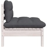  Vrtna sedežna garnitura 7-delna z blazinami trdna borovina, (20971887) | Shoptok.si