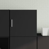 Maison Chic Stenska omarica - Zidna omarica črna 40x42,5x40 cm inženirski les iu929, (22062777) | Shoptok.si