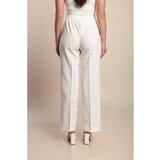 Fenzy Elegantne Hlače Za Veće Veličine, Krem | shoptok.hr