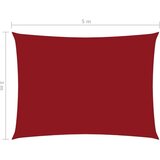  Jedro za zaštitu od sunca od tkanine Oxford pravokutno 3 x 5 m crveno - Crvena 3 x 5 m 1 | shoptok.hr