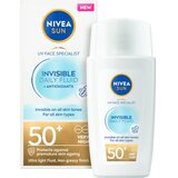 Nivea SUN Invisible Daily Fluid blagi hranjivi fluid SPF 50+ 40 ml | shoptok.hr