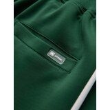 Ombre Men's sweatpants joggers with contrasting stripes - dark green | shoptok.hr