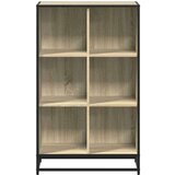 vidaXL Knjižna omara sonoma hrast 65,5x33x107,5 cm iverna plošča | Shoptok.si