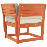  Kutna vrtna sofa s jastucima voštano smeđa 73x73x78 cm borovina | shoptok.hr