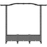  Povišeni krevet s mrežom i krovom Svjetlosiva 169 x 40 x 129 cm | shoptok.hr