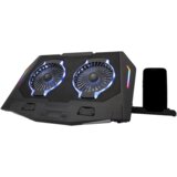 WHITESHARK Ice Shadow GCP-10 rashladni stalak za laptop, 2 ventilatora, RGB | shoptok.hr