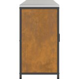  Kuhinjski set za pohranu s policom s pohranom s vratima 3 pcs Rđa 180 x 50 x 92 cm | shoptok.hr