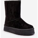 Boto PS1 Women's Snow Boots Insulated with Fur Black Abrams Cene