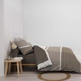 Douceur d intérieur Rjava bombažna posteljnina za zakonsko posteljo/podaljšana z rjuho/6-delna 240x220 cm Pacha – | Shoptok.si