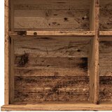 vidaXL CD ormarić staro drvo 100x23x89,5 cm konstruirano drvo | shoptok.hr