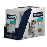Advance Cat Kitten koščki v omaki, vrečka - piščanec - 85 g 12 x 85 g | Shoptok.si