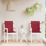 Jastuci za vrtne stolice 2 kom boja vina 100x50x3 cm od tkanine | Eponuda.com