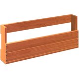  Zidni stalci za cipele 2 kom voštano smeđi 59x9x23 cm borovina | shoptok.hr