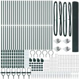 vidaXL varjena žičnata ograja s 13 spike posts zeleno 1.4x50 m jeklo | Shoptok.si