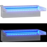 vidaXL Prelijevajući vodopad RGB LED od nehrđajućeg čelika 30 cm | shoptok.hr