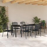  Vrtni set za objed 7 kom. Antracit Čelik s prahom premazan | shoptok.hr