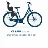 Bellelli B-ONE LUX SJEDALICA ZA DJECU ZADNJA NA PRTLJAŽNIK ,SIVA, NOSIVOST:22kg Cijene