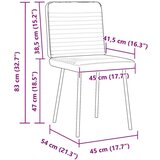  Jedilni stoli 4 kosi roza žamet, (21822651) | Shoptok.si