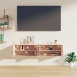  Zidni ormarići 2 kom 60 x 30 x 30 cm od masivne borovine | shoptok.hr