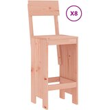  9-dijelni vrtni barski set od masivnog drva duglazije | Eponuda.com