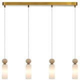  ITALUX PND-95331-4-BRSS - Luster na sajli SANTOS 4xG9/40W/230V zlatna | Eponuda.com