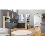 XXXL Kotna Spodnja Omarica Shadow, Siva, Barva Hrasta | Shoptok.si