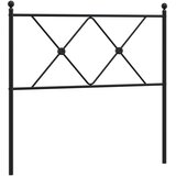  Metalno zamjensko uzglavlje crno 90 cm | shoptok.hr