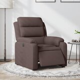  Električni naslonjač od tkanine tamnosmeđi | shoptok.hr