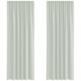 vidaXL Voile zavjese s džepovima za šipke 2 kom svijetlo sive - Svjetlosiva 140 x 260 cm 1 s džepovima za šipke | shoptok.hr