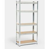 Vonhaus VONHAU 5-stopenjski galvaniziran regal 1.5m | Shoptok.si